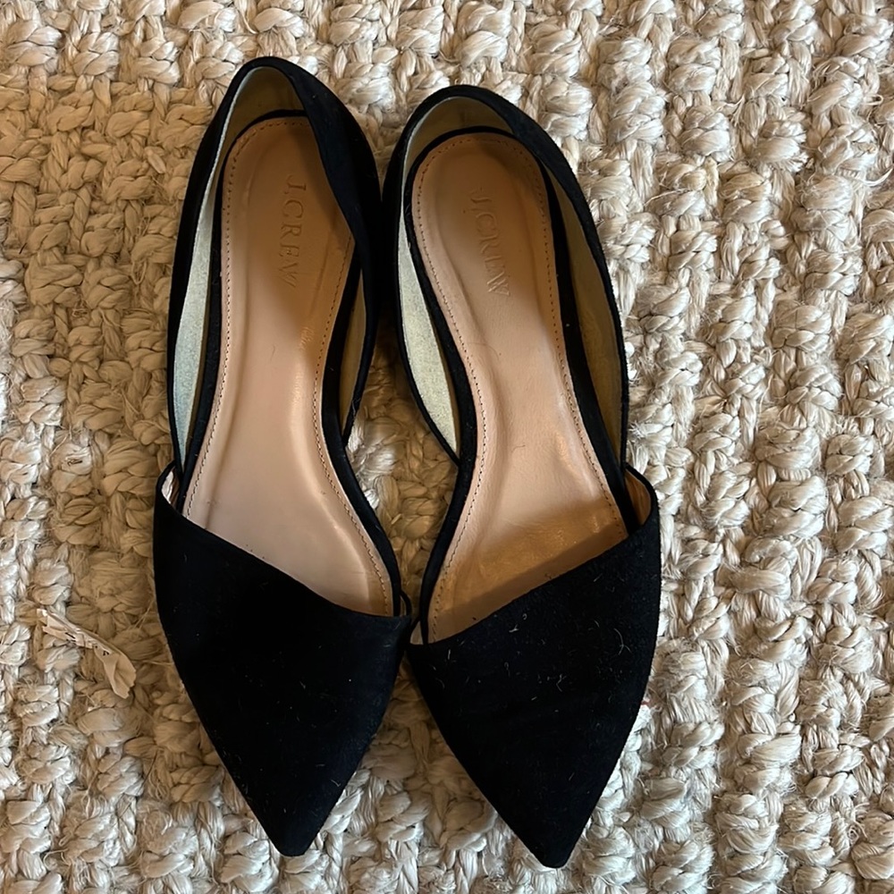 JCrew suede flats size 8.5